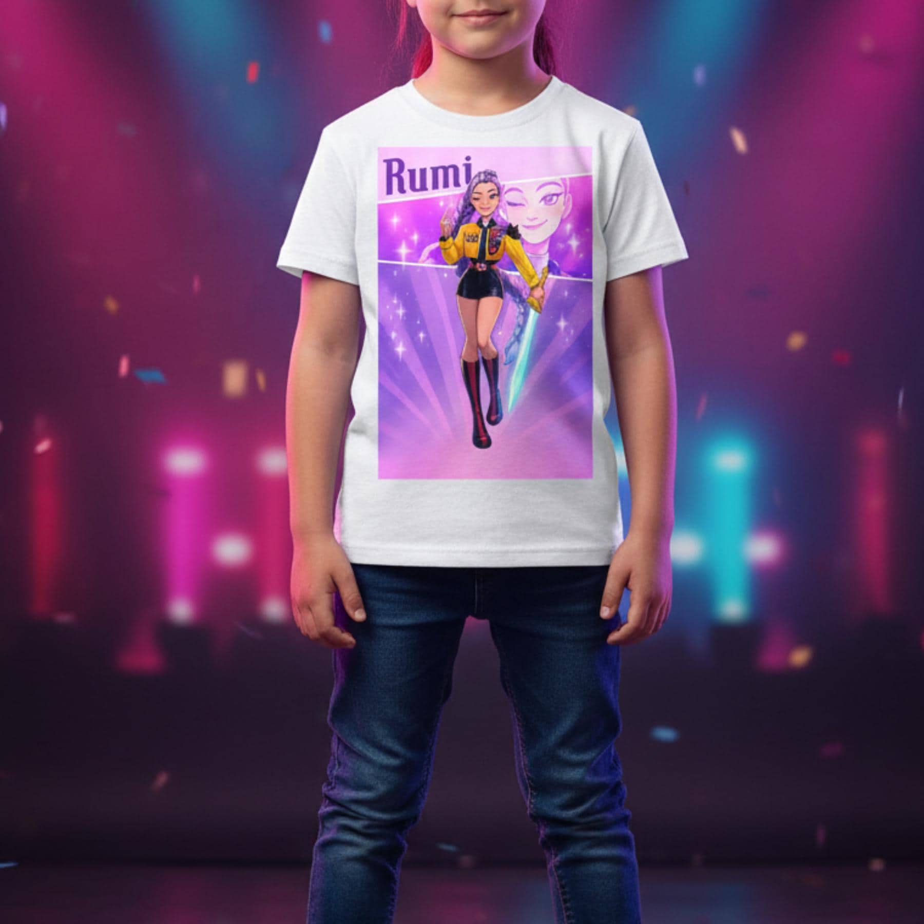 Rumi K-pop Demon Hunters T-shirt | Softstyle Cotton Graphic Tee - Etsy