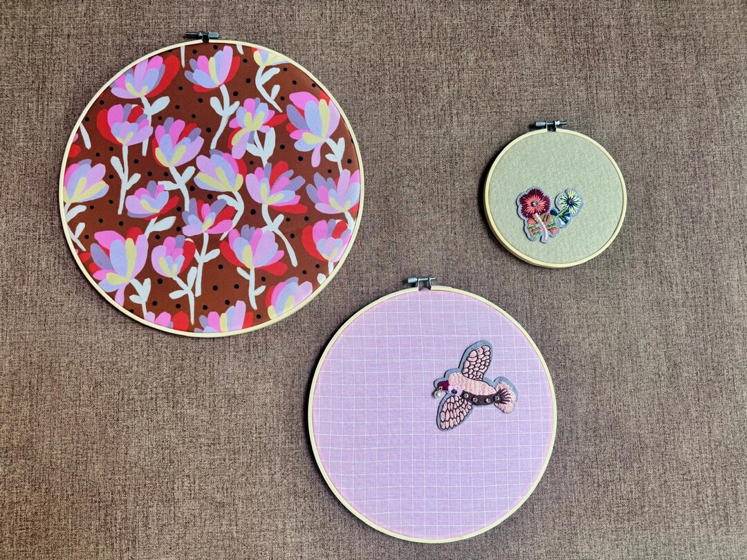 Wall Hanging Set – Embroidery Hoop Wall Decoration – Handmade ...