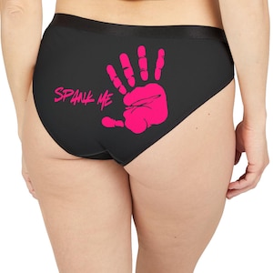Cute Spank Me Damesondergoed, Ondeugende Slipjes, Sexy Lingerie, Grappig ondergoed, Brutale Intiems, Intieme Kleding