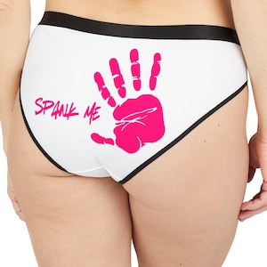 Damesondergoed, spank me slipje, ondeugende lingerie, sexy ondergoed, slipje voor volwassen nieuwigheid, vrijgezellencadeau