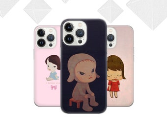 Yoshitomo Phone Case Sweet girl Cover for iPhone 16 Pro, 15, 14, 13, 12, 11, Google Pixel 9, 8, 7A, 6A, Samsung Galaxy S24 Ultra, S23fe, A05