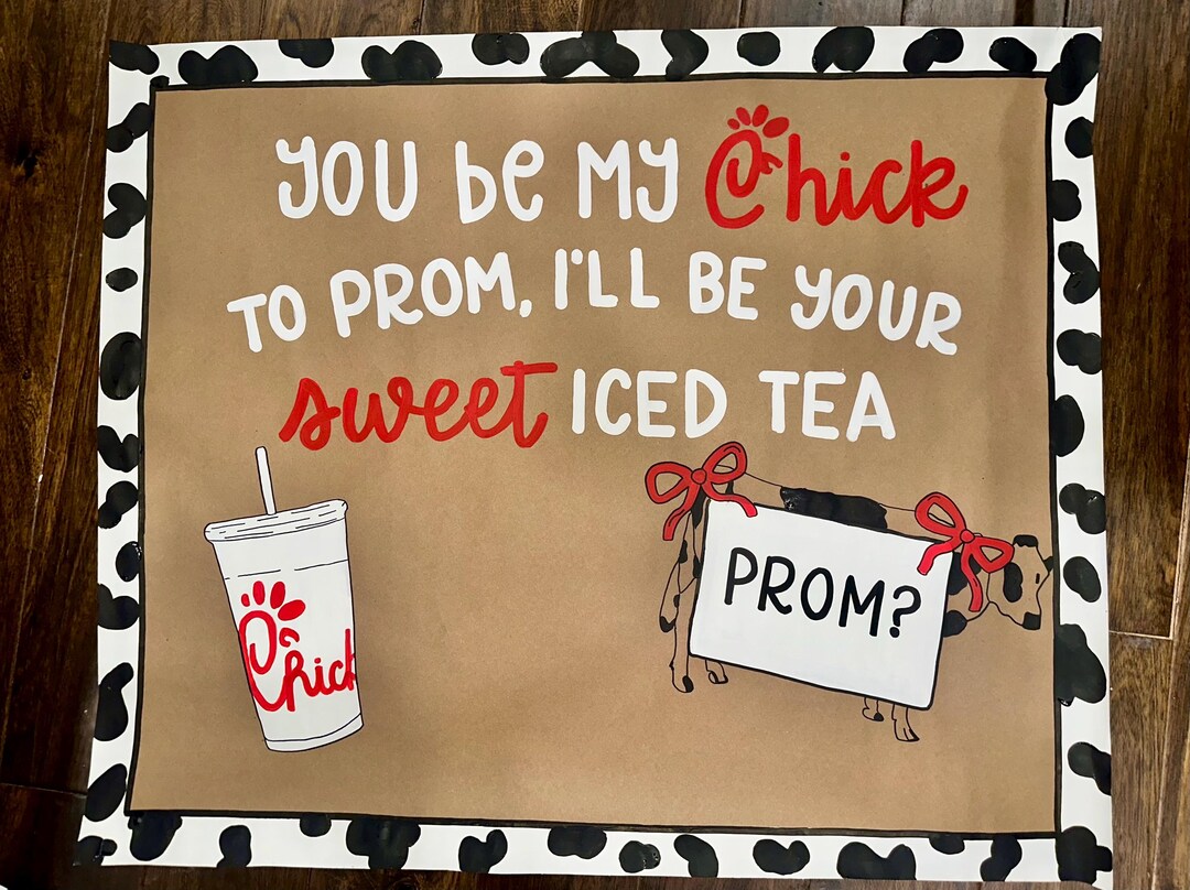 Promposal Banner Hand Painted, Birthday Decor, Hand Painted Craft Banner, Birthday ...