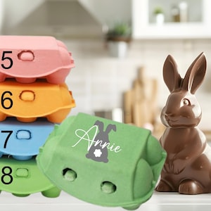 Personalised Easter Egg Carton | Personalised Easter Gift | Children's Easter Gift | Fillable Box | Egg Hunt