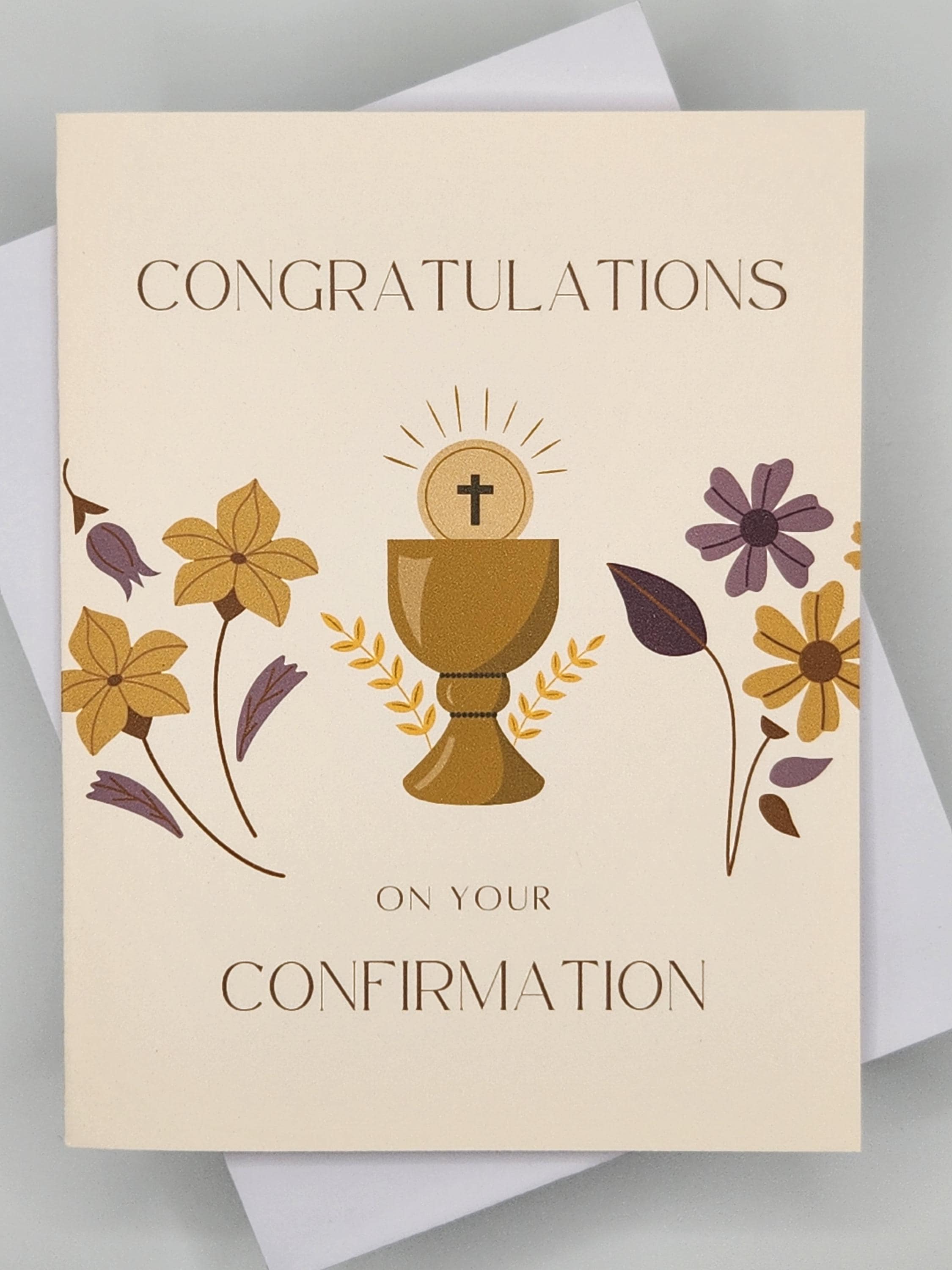 Congratulations on Your Confirmation Card - Confirmation - Religious ...
