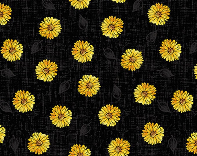 Mellow Yellow Black Mini Daisies