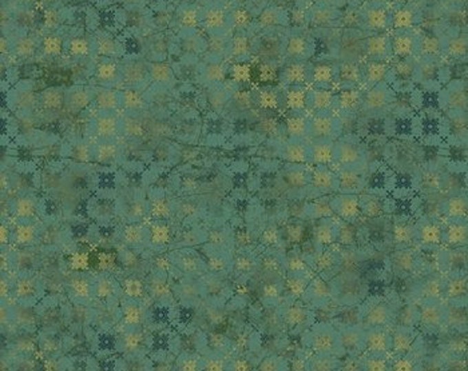 Las Flores Green Tile from Marcus Fabrics