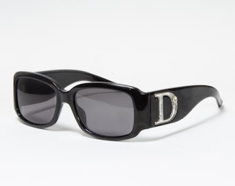DIOR BOUDOIR 2 SUNGLASSES in Black Vintage Dior Sunglasses  display picture 2