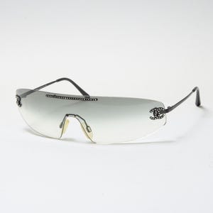 SWAROVSKI RHINESTONES CHANEL Sunglasses Y2K sunglasses vintage chanel sunglasses chanel occhiali chanel lunettes