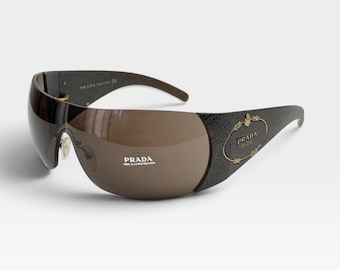 Vintage Prada Sunglasses - Y2K 2000s - Mod 11 H- Rectangular