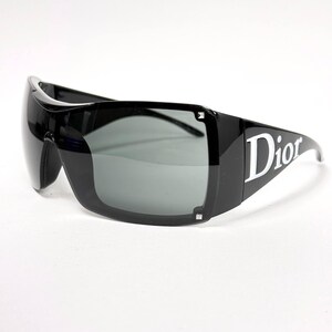 VINTAGE DIOR OVERSHINE Black Sunglasses Vintage Sunglasses  display picture 3