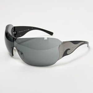 Y2K CHROME WAVE Prada Sunglasses Vintage Prada Occhiali Lunettes