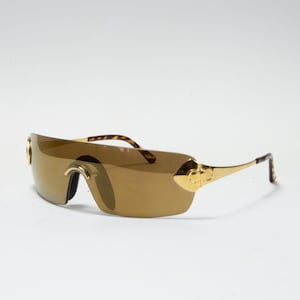 VINTAGE DIOR GALAKTIQUE Goldene Sonnenbrille y2k Sonnenbrille Dior Occhiali Dior Lünetten Vintage Sonnenbrille