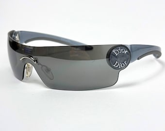 Vintage Dior SPIDIOR 2 Sunglasses – Black Chunky Crystal Y2K - Etsy