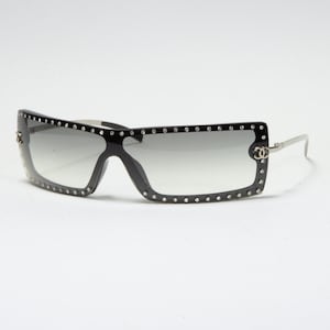 RHINESTONES CHANEL SUNGLASSES Y2K sunglasses vintage chanel sunglasses chanel occhiali chanel lunettes