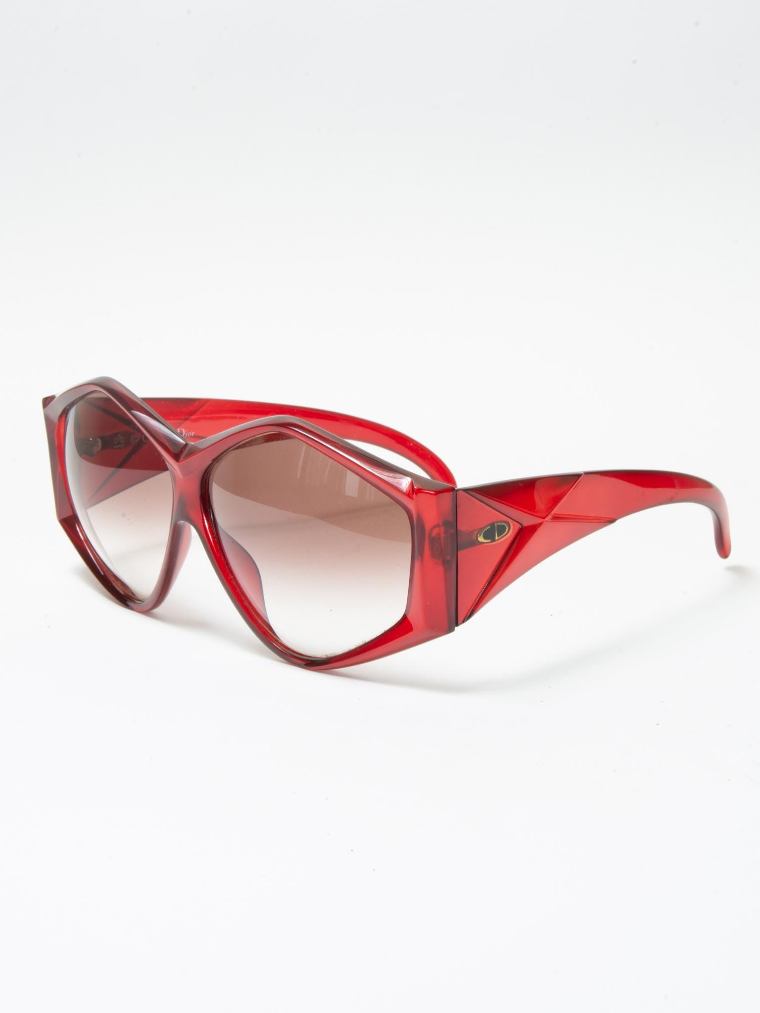 90'S RED DIOR SUNGLASSES Vintage Sunglasses Dior Occhiali Dior