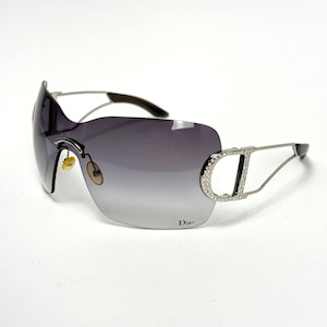 Chanel Rimless Sunglasses Rhinestone - Etsy