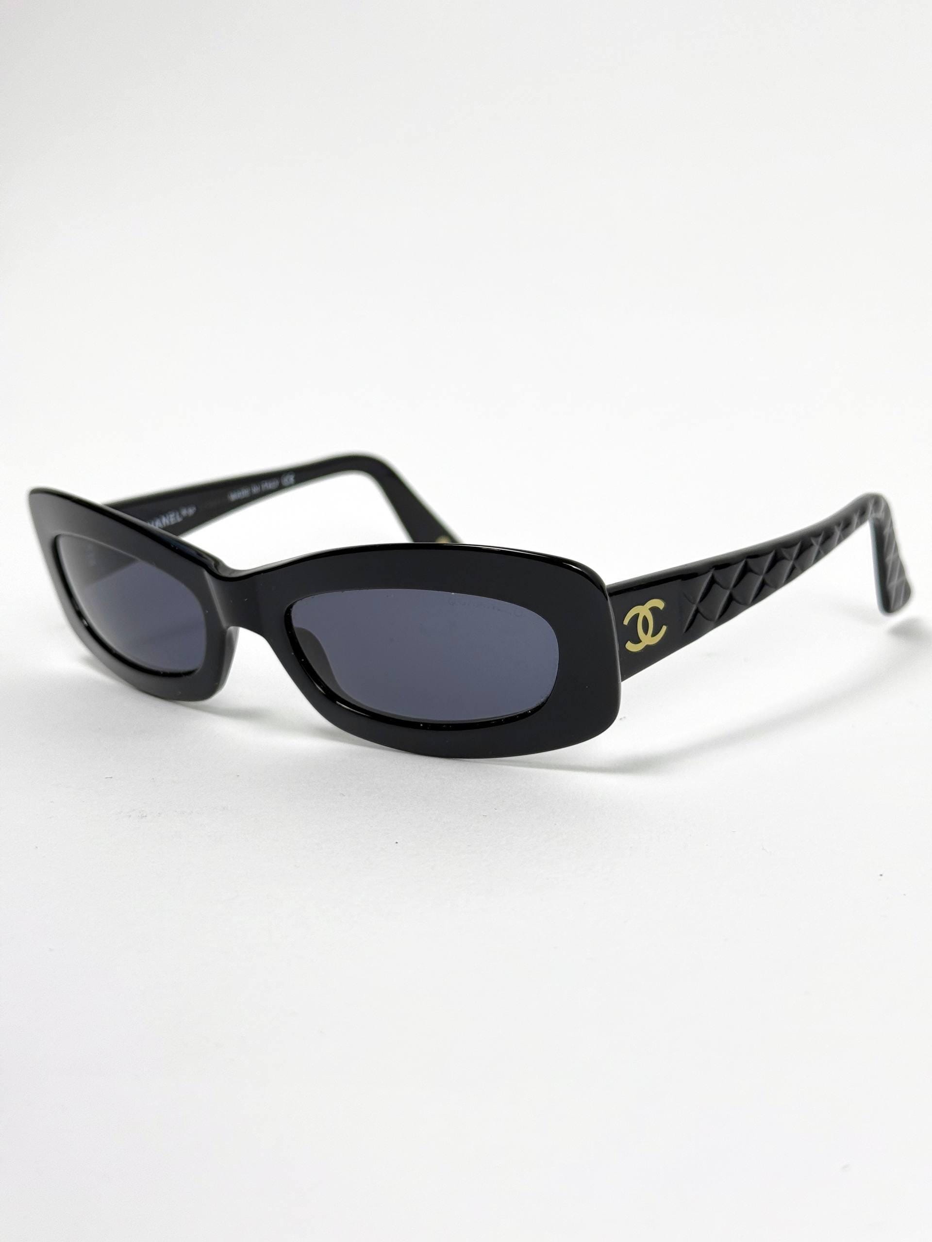 y2k CHANEL sunglasses BLACK archive ⑩ Y2K CHANEL BLACK SUNGLASSES Vintage Chanel Sunglasses Occhiali