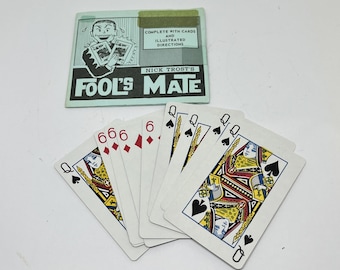 Vintage Nick Trost Fool's Mate Card Trick, 1970s Magic Memorabilia