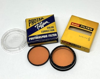 Vintage Photography Filters, Camera Color Filters, Harrison and Photar Tiffen