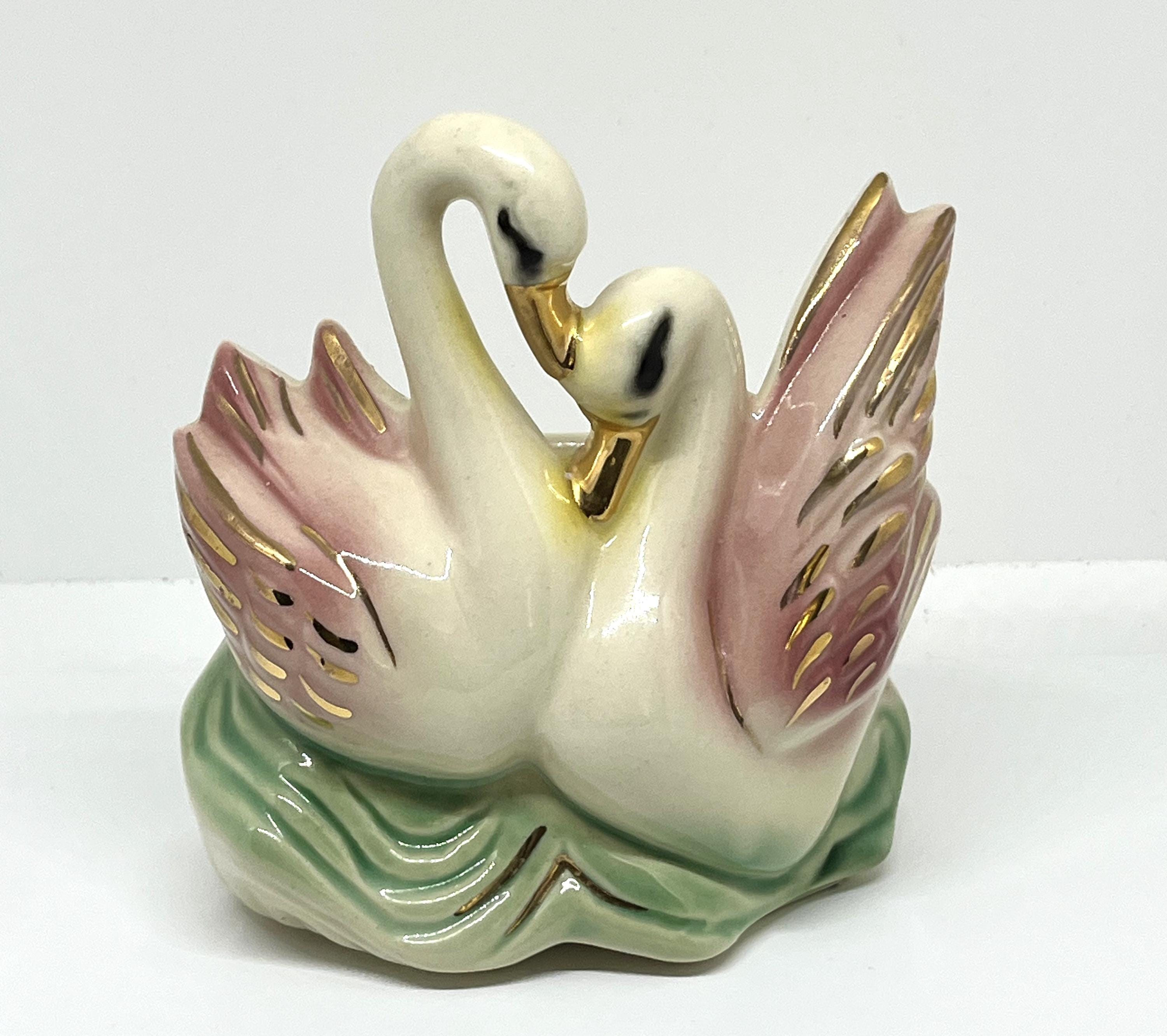 Usa Pottery Swan - Etsy
