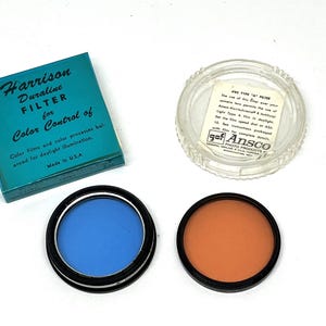 Vintage Photography Filters, Camera Color Filters, Harrison and Ansco