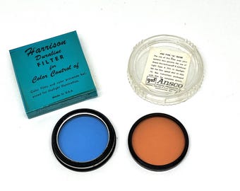 Vintage Photography Filters, Camera Color Filters, Harrison and Ansco