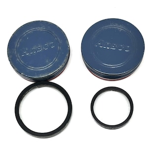 Vintage Photography Filter and Lens, Ansco with Original Tins