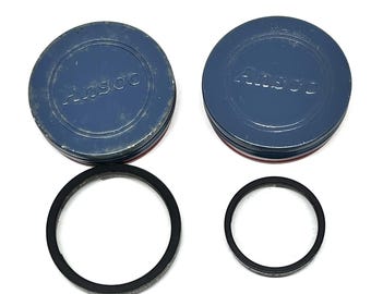Vintage Photography Filter and Lens, Ansco with Original Tins