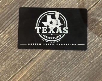 Metal Personalized Business Cards