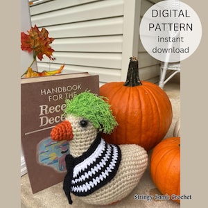 BEETLEGOOSE Crochet Pattern, Halloween Crochet Pattern, Instant Download