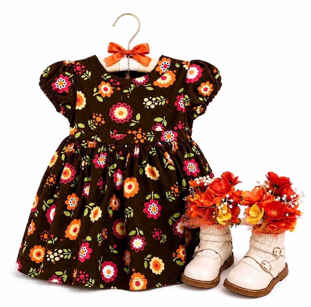 Retro Baby Dress Centerpiece Set, Baby Shower, 1st Birthday, Keepsake ...