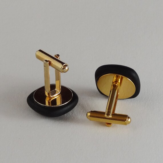 Fiddling Monkey Cufflinks in Silver