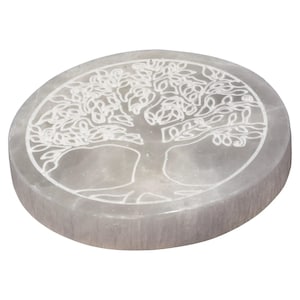 Arbre de vie en selenite 8cm - harmonise les énergies