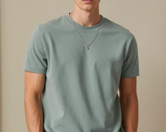 Basic Men's T-Shirt Sewing Pattern, T-Shirt Pattern for Men, T-Shirt Sewing Pattern, Men's Sewing Pattern, Men Size 36 to 68, S to 4 XL