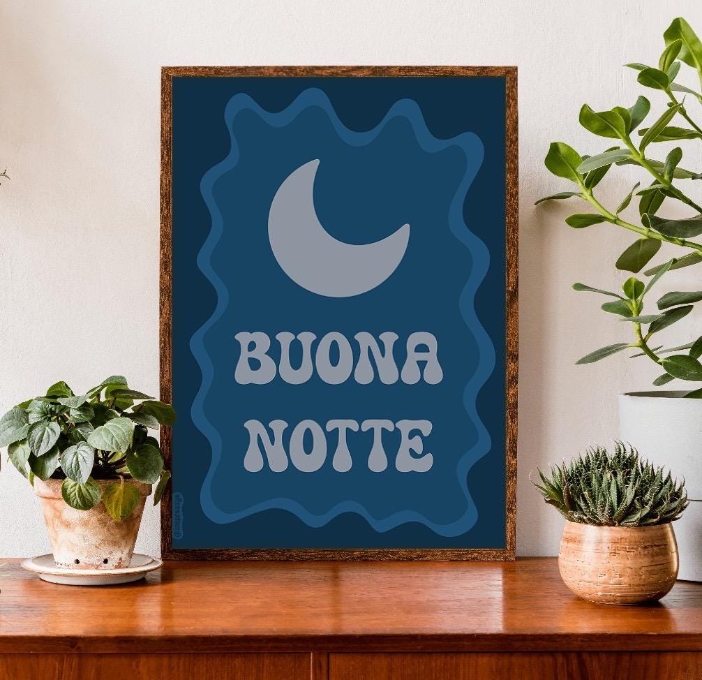 Buona Notte - Etsy