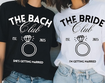 The Bach Club Bridesmaid PNG: Bachelorette Party T-Shirt (Digital Download)