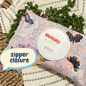 Étui à lingettes pour bébé Butterfly - Housse pour lingettes