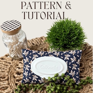 Cottonelle Sized Wipes Cover Sewing Pattern – Instant PDF Download