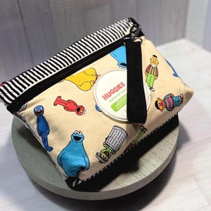 Quilted 3 Pocket Clutch Diaper Bag