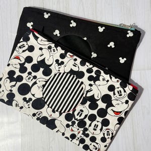 Funda de toallitas con tela de Mickey Mouse, toallitas húmedas para bebés, estuche para toallitas húmedas para bebés, estuche de viaje para toallitas húmedas, funda para toallitas, soporte para toallitas húmedas, bebé, toallitas húmedas para bolsa,
