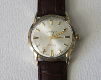 Vintage Wittnauer Wrist Watch, Wittnauer Wrist Watch, Swiss Made Wittnauer Wrist Watch, Unisex Wittnauer Wrist Watch, FREE USA SHIPPING