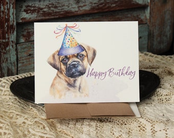 Puggles Birthday Cards, Puggles Happy Birthday, Happy Biethday Puggles Card Set, Puggles Stationery