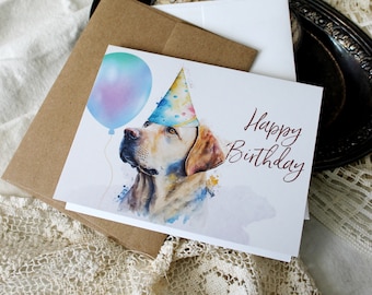 Labrador Birthday Cards, Labrador Retriever Happy Birthday, Lab Stationery, Happy Birthday Labrador Retriever, Lab Happy Birthday Cards