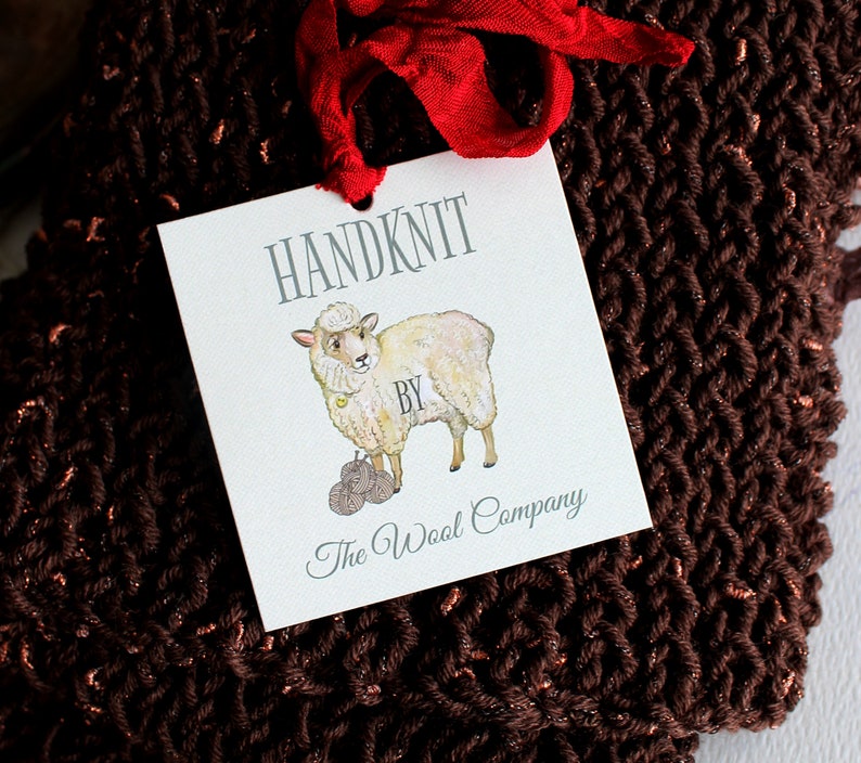Knit Gift Tags Tags for Knit Items Personalized Knit Tags Etsy