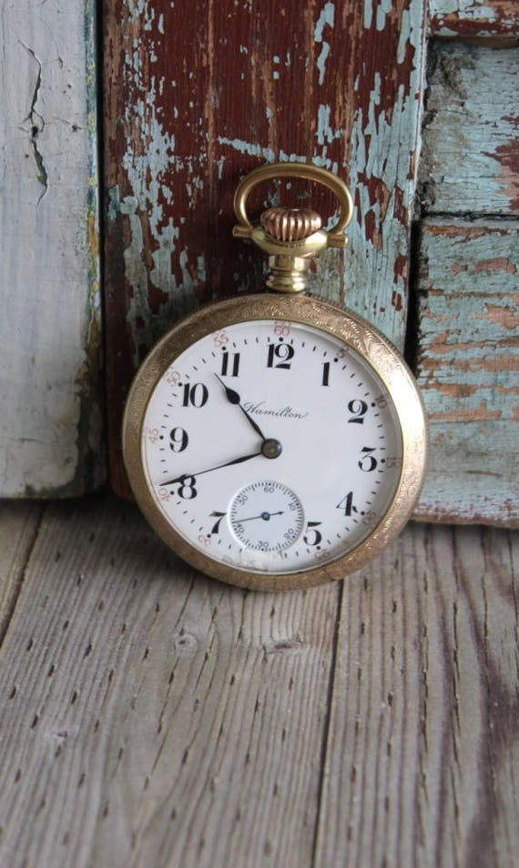 Antique Hamilton Pocket Watch, Vintage Hamilton Po