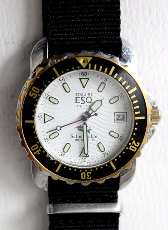 Vintage Esquire ESO Movado Swiss Quartz Wrist Wat… - image 8