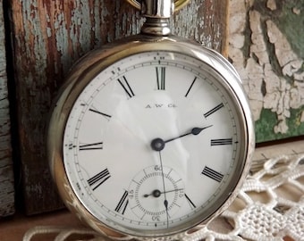 1885 Antique Waltham Pocket Watch by avintageobsession on etsy...20% Discount