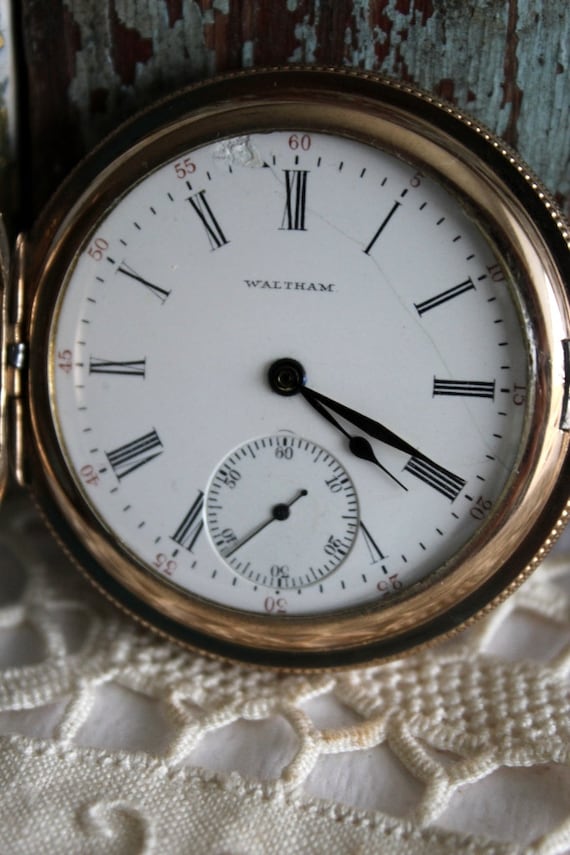 Pocket Watch - Waltham Pocket Watch - Antique Poc… - image 2