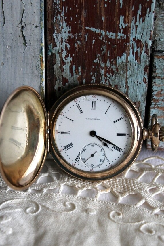 Pocket Watch - Waltham Pocket Watch - Antique Poc… - image 1