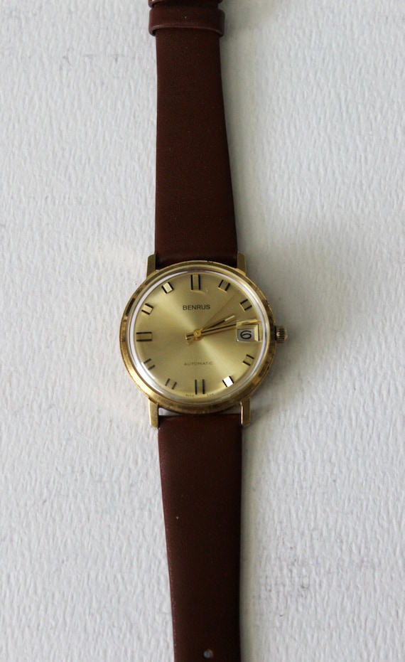 Vintage Benrus Watch with 10 Point Buck on dial - agrohort.ipb.ac.id